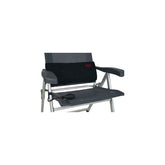 Crespo LS/237 Air-Deluxe Lumbar Support – Black Mesh, Adjustable Pump Support for Chairs